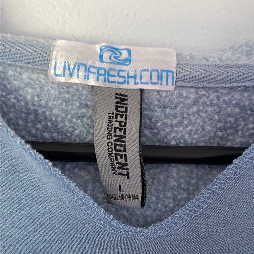 Lake Life Hooded Pullover Sweatshirt - Blue - Picture 2 of 3